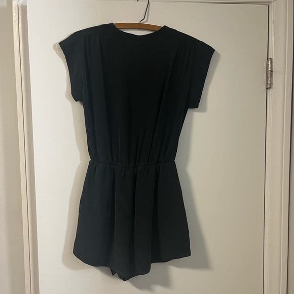 Babaton Corbett Romper - 100% Silk, black, size S. Worn once. - Picture 4 of 6